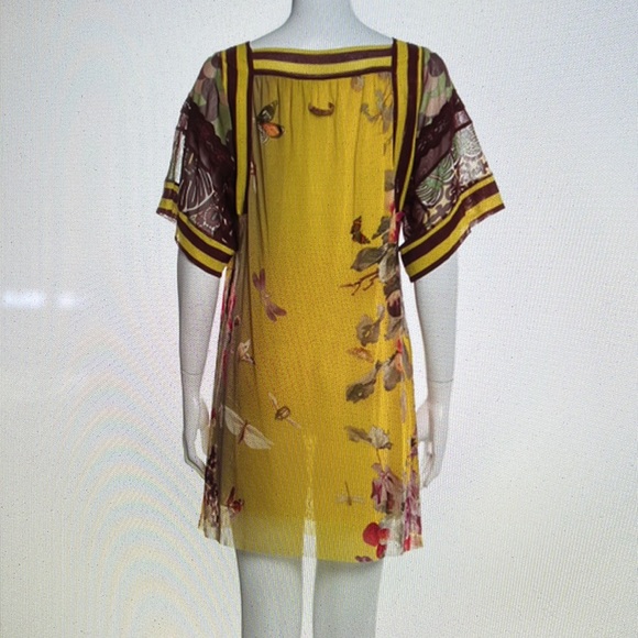 Rare JEAN PAUL GAULTIER Printed  Mini Dress Size: S - Picture 3 of 7